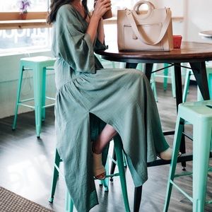 Free People Belted Maxi Dress Size XS